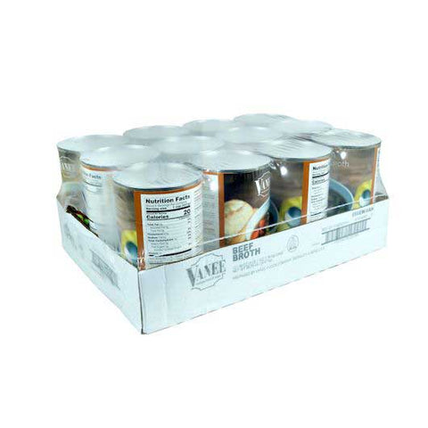Vanee Beef Broth, 49 Ounce -- 12 per case