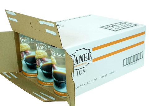 Vanee Au Jus Seasoned Beef Stock, 49 Ounce -- 12 per case