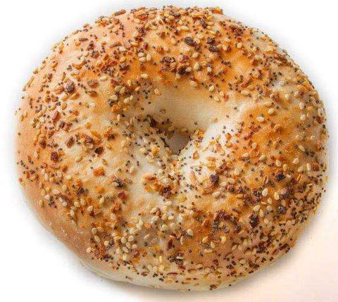 Just Bagels Sliced Everything Bagel, 3 Ounce -- 60 per case