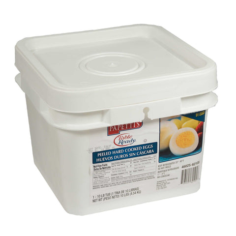 Papettis Peeled Hard Cooked Eggs, 10 Pound.