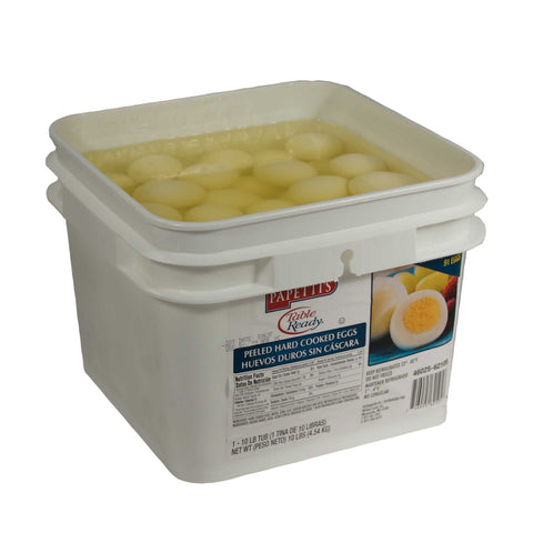 Papettis Peeled Hard Cooked Eggs, 10 Pound.