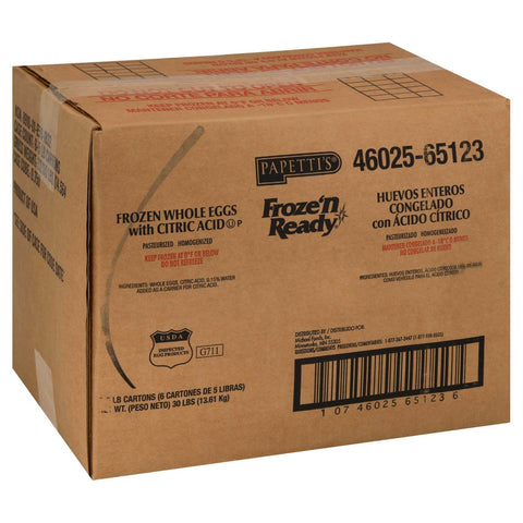 Michael Foods Papettis Whole Egg, 5 Pound -- 6 per case.