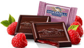 Ghirardelli Dark Chocolate Raspberry Squares, 0.53 Ounce -- 430 per case