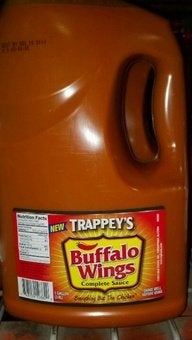 Trappeys Buffalo Wings Complete Sauce, 1 Gallon -- 4 per case.