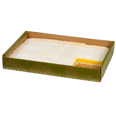 Sweet Street Shelf Stable Unsliced Square Luscious Lemonade Bar -- 4 per case.