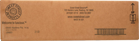 Sweet Street Key Lime Pie - 12 inch, 14 Slice -- 4 per case.