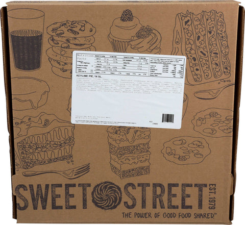 Sweet Street Key Lime Pie - 12 inch, 14 Slice -- 4 per case.
