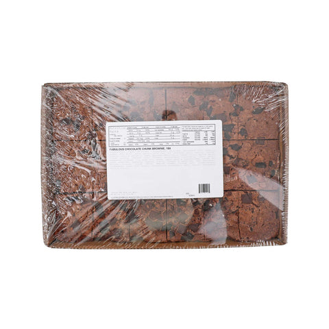 Sweet Street Fabulous Chocolate Chunk Brownie, 18 Slice, 3 Pound -- 4 per case.