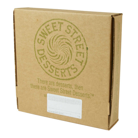 Sweet Street Raspberry White Chocolate Hand Fired Brulee Cheesecake, 14 Slice -- 2 per case.