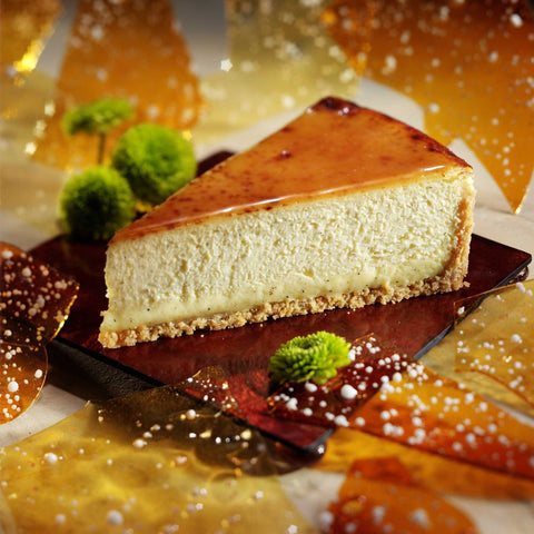Sweet Street Creme Hand Fired Brulee Cheesecake, 14 Slice -- 2 per case.