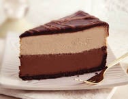Sweet Street Triple Chocolate Cheesecake, 14 Slice -- 2 per case.