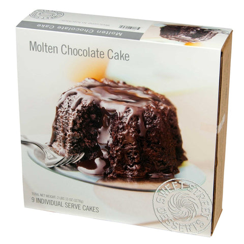 Sweet Street Molten VIP Chocolate Cake, 45 Ounce -- 4 per case.