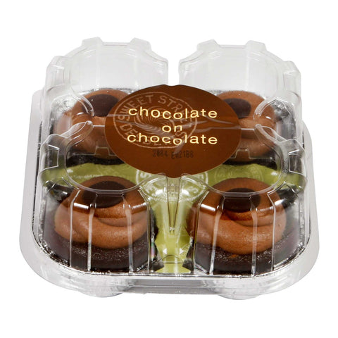 Sweet Street Chocolate On Chocolate Cupcake - 8 per pack -- 4 packs per case.
