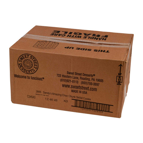 Sweet Street Sandys Amazing Chocolate Chunk Skillet Cookie Puck, 6 Ounce -- 48 per case.