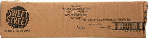 Sweet Street Salted Caramel Manifesto Cookie, 2.8 ounce -- 48 per case