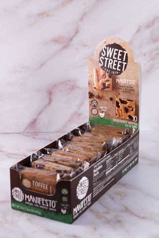 Sweet Street Toffee Crunch Manifesto Blondie Cookie, 10 count per pack -- 6 per case