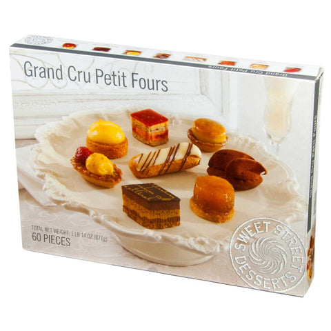 Sweet Street European Grand Cru Petit Fours - Variety Packs, 60 Slice -- 120 per case.