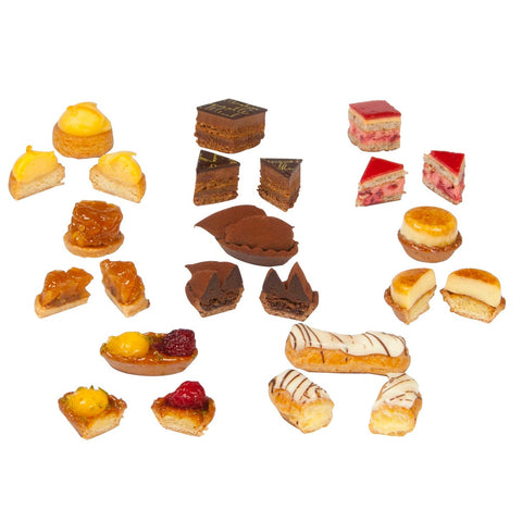 Sweet Street European Grand Cru Petit Fours - Variety Packs, 60 Slice -- 120 per case.