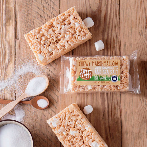 Sweet Street Manifesto Chewy Marshmallow Bar, 2.1 Ounce -- 40 per case.