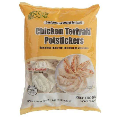 Chef One Chicken Teriyaki Potsticker, 40 Ounce -- 3 per case