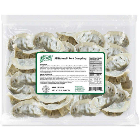 Chef One Pork Dumpling, 40 Ounce -- 3 per case