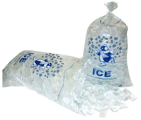 Pitt Plastics 9 x 18 1.25 Mil Ice Bag -- 1000 per case.