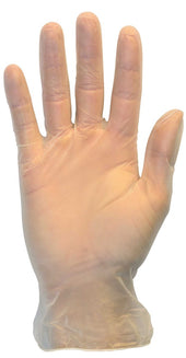The Safety Zone Small Clear Premium Powder Free Vinyl Gloves -- 1000 per case