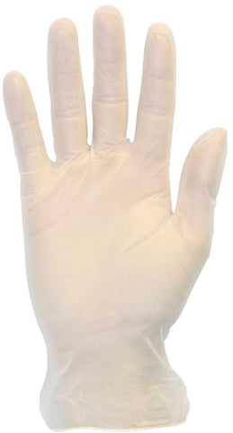 The Safety Zone Small Clear Economy Powder Free Vinyl Gloves -- 1000 per case