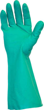 The Safety Zone Flock Lined Green Small Gloves - 1 pair per pack -- 144 packs per case