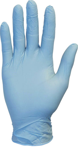 The Safety Zone Large Blue Powder Free Nitrile Gloves -- 1000 per case