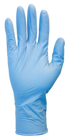The Safety Zone Blue 8.3 Mil Large Powder Free Nitrile Gloves -- 500 per case