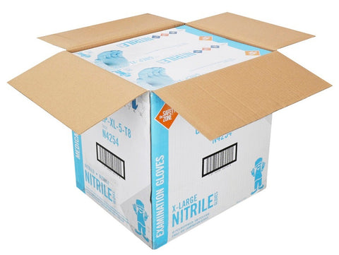 The Safety Zone Blue Extra Large Powder Free Gloves -- 500 per case