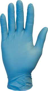 The Safety Zone Blue 3.0 Mil Large Powder Free Nitrile Gloves -- 1000 per case