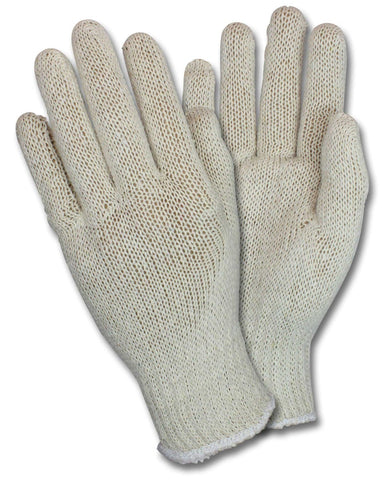 The Safety Zone Mens Premium Light Weight Cotton Polyester Knit Gloves - 12 pair per pack -- 12 packs per case