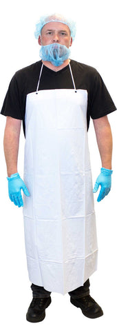 The Safety Zone White Vinyl Apron, 35 x 45 inch -- 72 per case