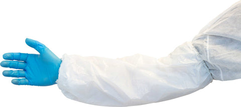 The Safety Zone 18 inch Length White Polypropylene Sleeve -- 1000 per case