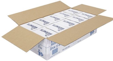 The Safety Zone Black Light Weight Nylon Hairnet, 22 inch -- 1440 per case