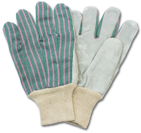 The Safety Zone Mens Clute Cut Leather Palm Gloves - 1 pair per pack -- 240 packs per case