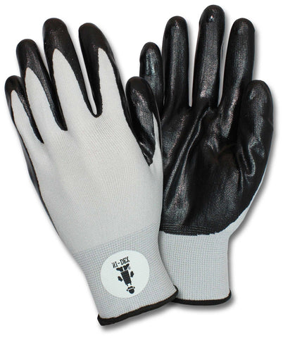The Safety Zone Black Extra Large Nitrile Gloves - 1 pair per pack -- 72 packs per case