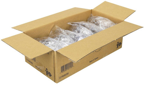 The Safety Zone Visitor Specs Clear Frame Protective Eye Wear - 12 count per pack -- 12 packs per case