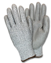 The Safety Zone Extra Large Gray Polyurethane Coated Gloves - 1 pair per pack -- 72 packs per case