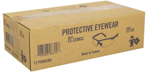 The Safety Zone Wrap Around Protective Eye Wear - 12 count per pack -- 12 packs per case