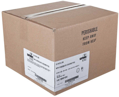 Sprinkle King Chocolate Decorettes, 6 Pound -- 4 per case