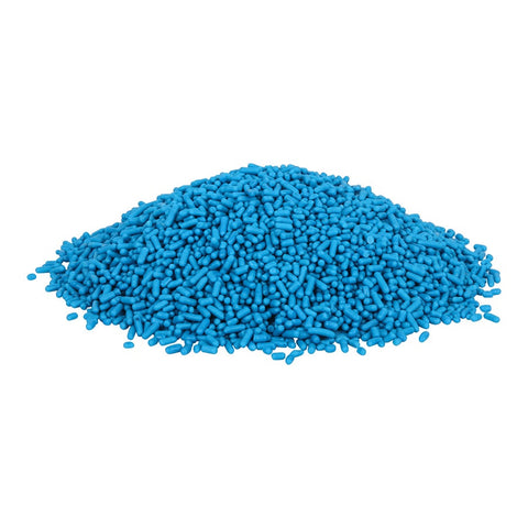 Sprinkle King Non Partially Hydrogenated Blue Decorettes, 6 Pound -- 4 per case.
