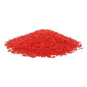 Sprinkle King Non Partially Hydrogenated Red Decorettes, 6 Pound -- 4 per case.