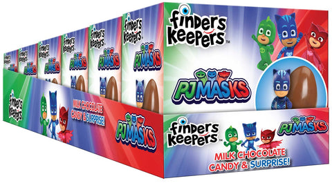 Finders Keepers PJ Masks Milk Chocolate Egg Candy with Toy, 0.7 Ounce -- 36 per case