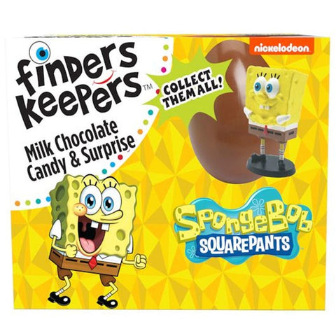 Finders Keepers Spongebob Squarepants Milk Chocolate Candy, 0.7 Ounce - 6 per pack -- 6 packs per case