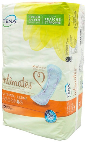 Serenity Tena Ultimate Regular Length Pad, 10 count per pack -- 4 per case.