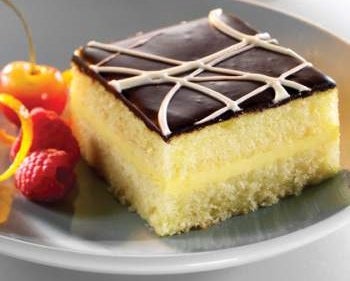 The Original Cakerie Two Layer Boston Cream Dessert Cake -- 2 per case