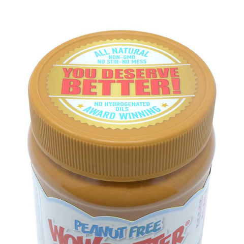 Wowbutter Creamy Floor Display Jars, 1.1 Pound -- 36 per case.